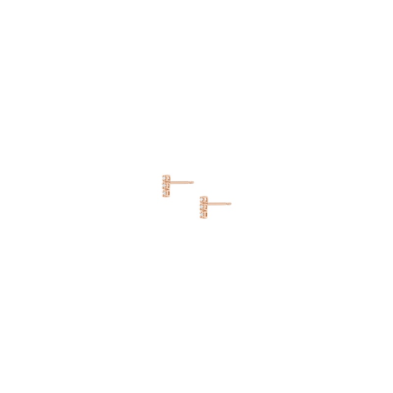 Petite Lab Grown Diamond Tennis Earrings - 图片 16