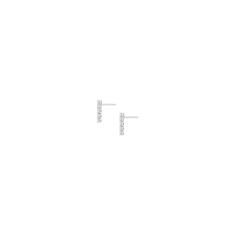 Petite Lab Grown Diamond Tennis Earrings - 图片 17
