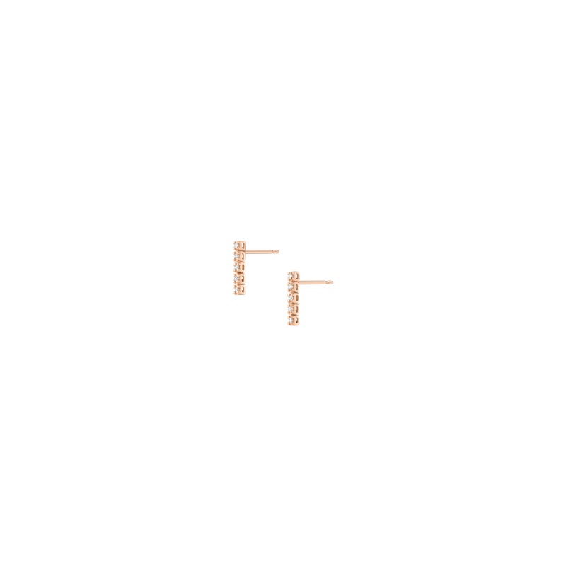 Petite Lab Grown Diamond Tennis Earrings - 图片 19