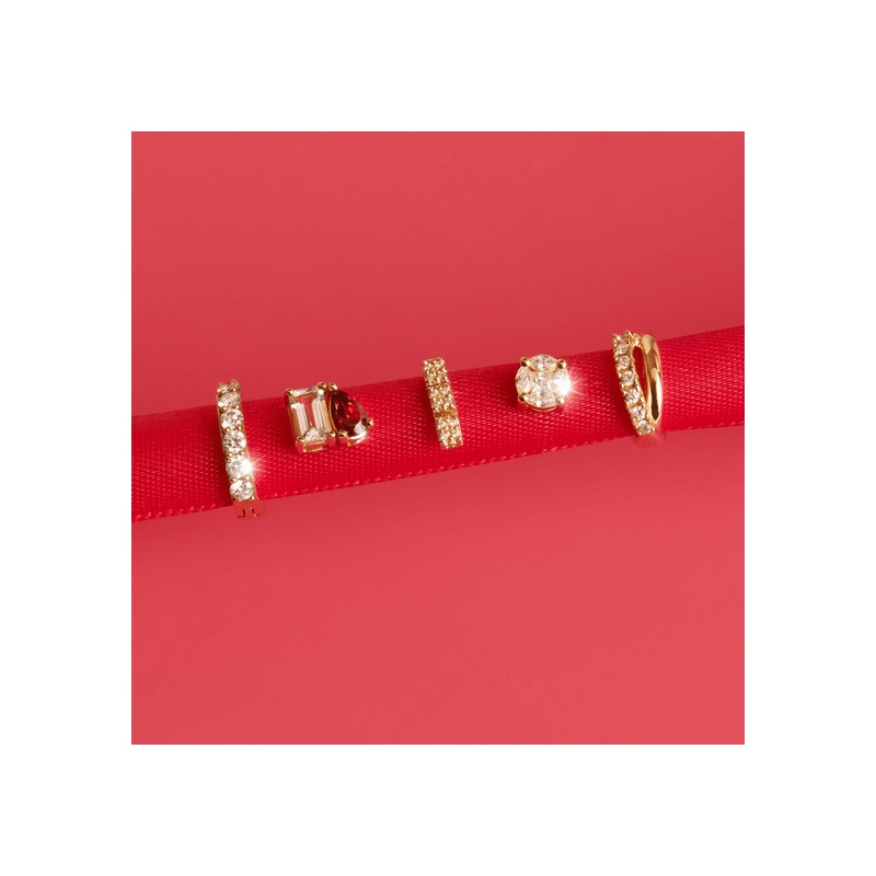 Petite Lab Grown Diamond Tennis Earrings - 图片 27
