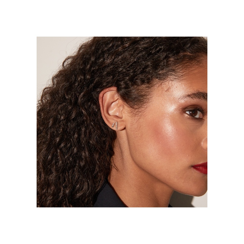 Petite Lab Grown Diamond Tennis Earrings - 图片 29