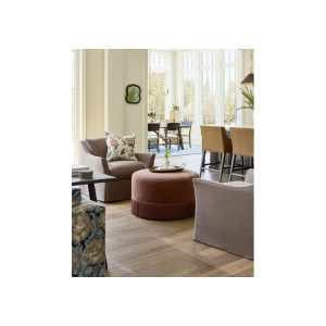 Wilhelmina Slipcover Swivel Lounge Chair
