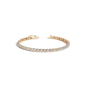 Lab Grown Diamond Triple 'S' Estate Tennis Bracelet