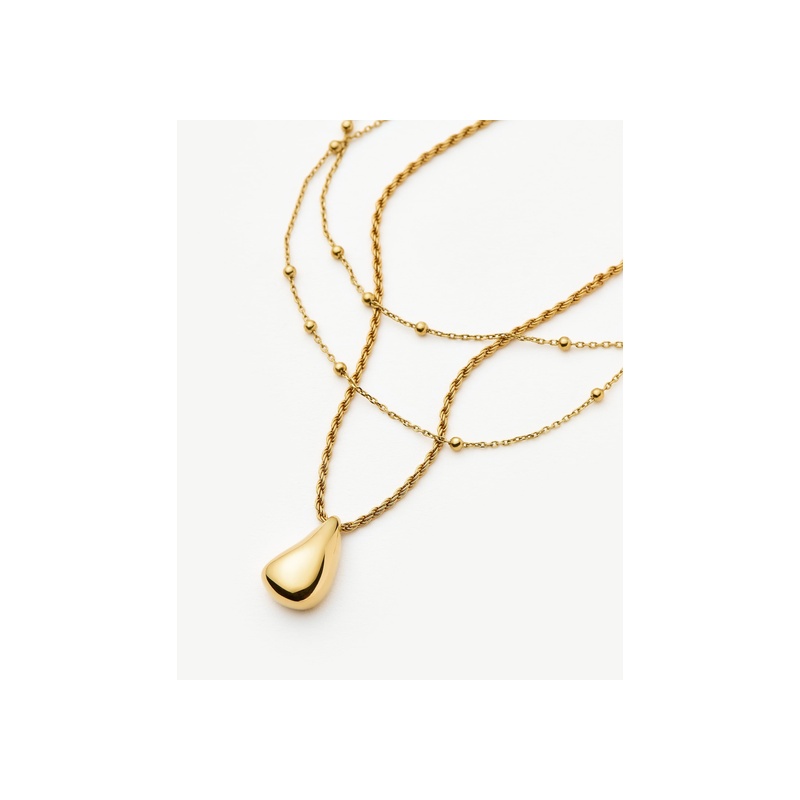 The Everyday Layering Necklace Set | 18ct Gold Vermeil - 图片 5