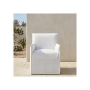 St. Tropez Outdoor Slipcovered Dining Arm Chair