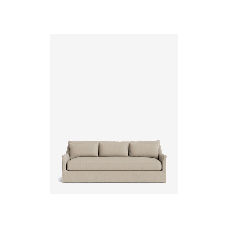 Wilhelmina Deep Slipcover Sofa (85"-110") - 图片 3
