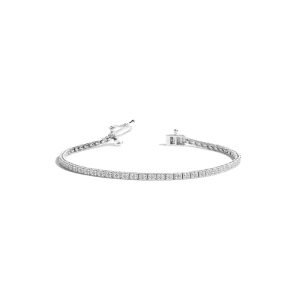 Diamond Cluster Tennis Bracelet