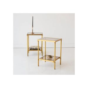 Mid-century Brass Side Table