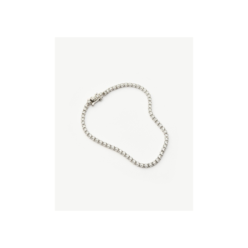 Classic Tennis Bracelet | Sterling Silver Cubic Zirconia - 图片 4