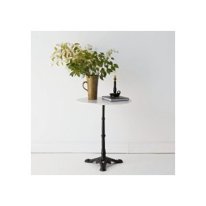 Vintage Marble Pedestal Table