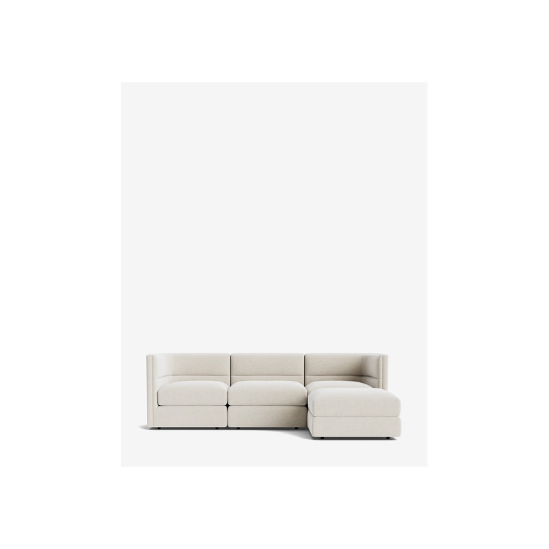 Claremont Modular Sofa with Ottoman 99" - 图片 6