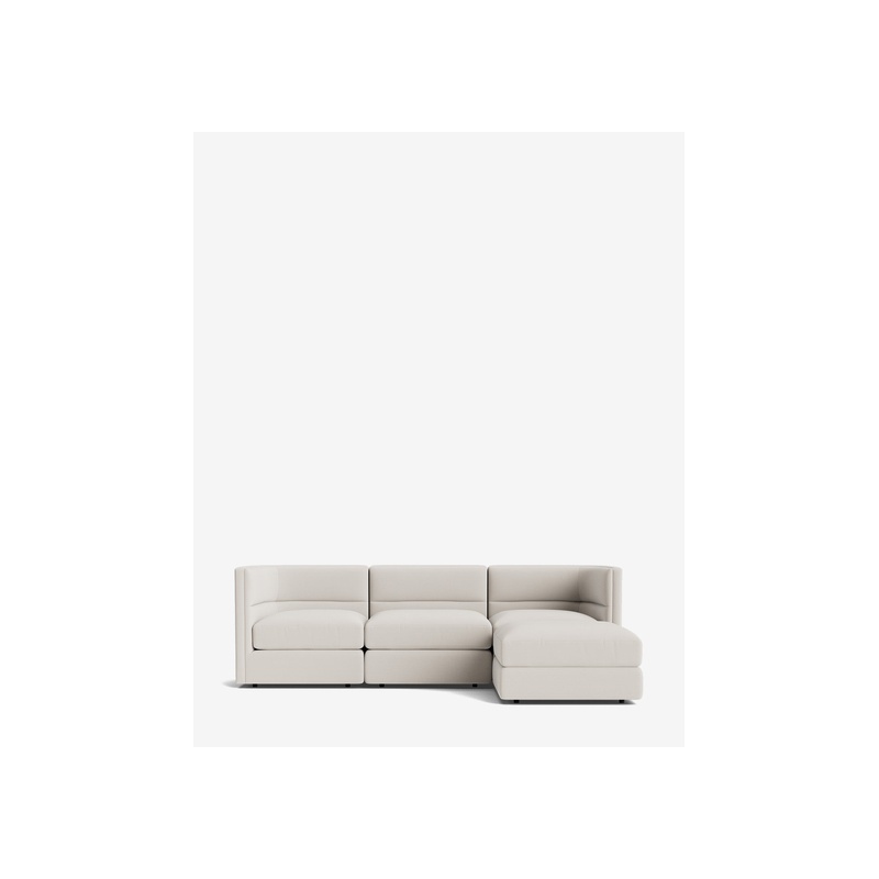 Claremont Modular Sofa with Ottoman 99" - 图片 11