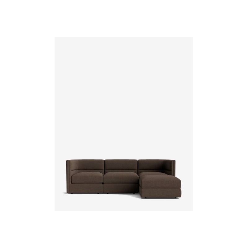 Claremont Modular Sofa with Ottoman 99" - 图片 14