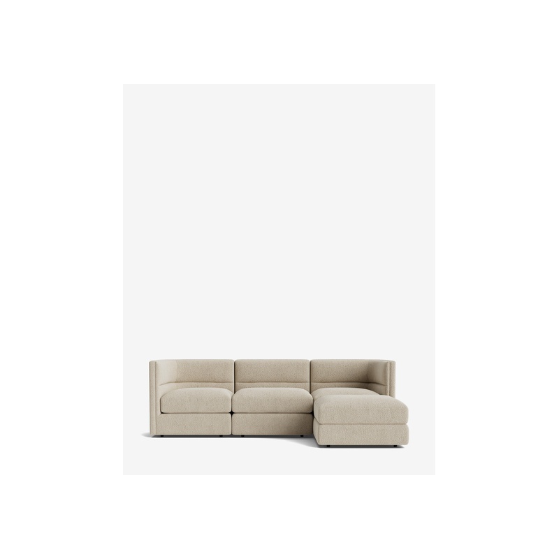 Claremont Modular Sofa with Ottoman 99" - 图片 17