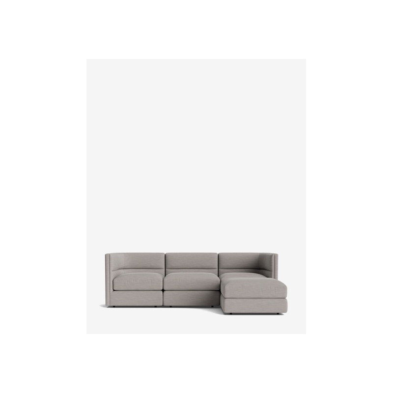 Claremont Modular Sofa with Ottoman 99" - 图片 32