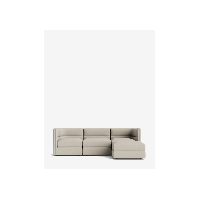 Claremont Modular Sofa with Ottoman 99" - 图片 35