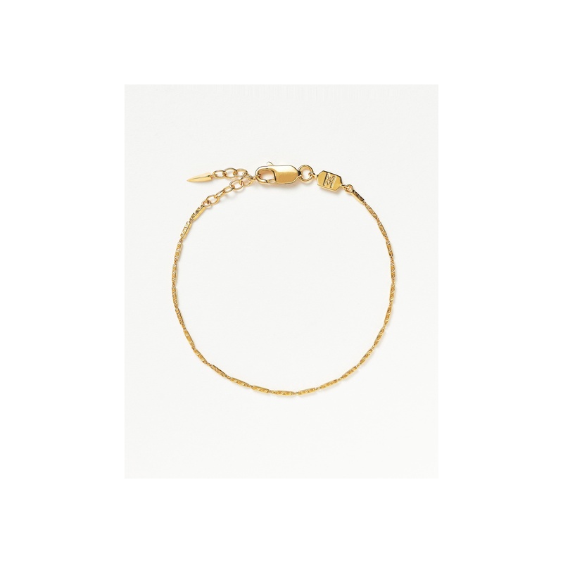Savi Textured Link Chain Bracelet