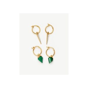 The Turn on the Charm Earring Set | 18ct Gold Vermeil