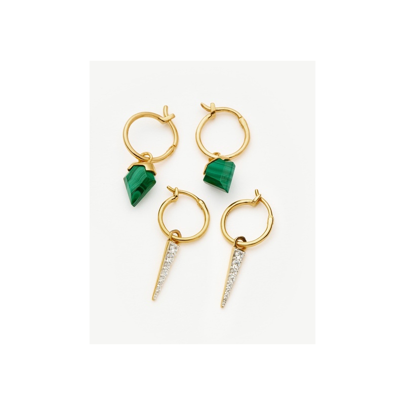 The Turn on the Charm Earring Set | 18ct Gold Vermeil - 图片 4