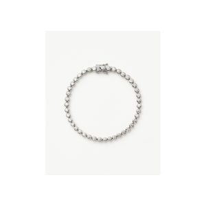 Tennis Round Bracelet | Silver Plated Cubic Zirconia