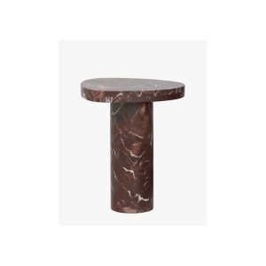 Merlot Marble End Table