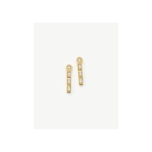 Lucy Williams Tennis Small Drop Earrings | 18ct Gold Vermeil