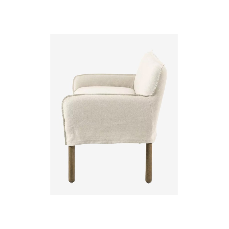 Aiken Slipcover Bench - 图片 4