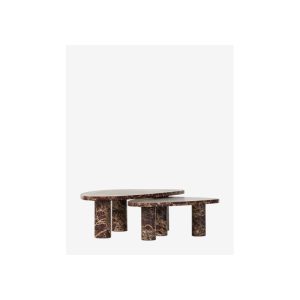 Merlot Marble Coffee Table (Set of 2)