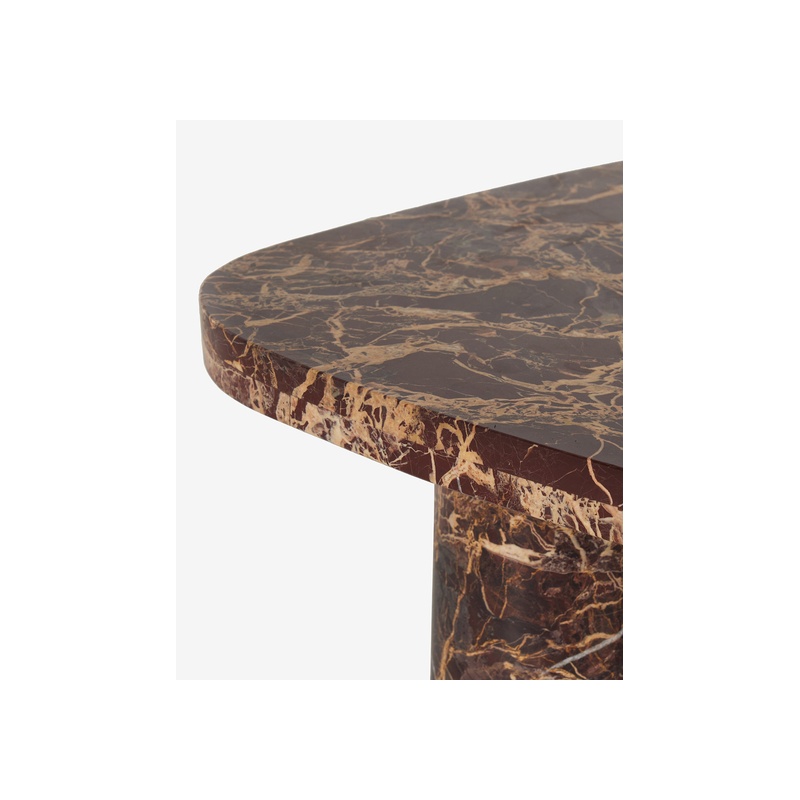 Merlot Marble Coffee Table - 图片 5