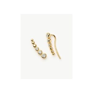 Tennis Climber Earrings | 18ct Gold Plated/Cubic Zirconia