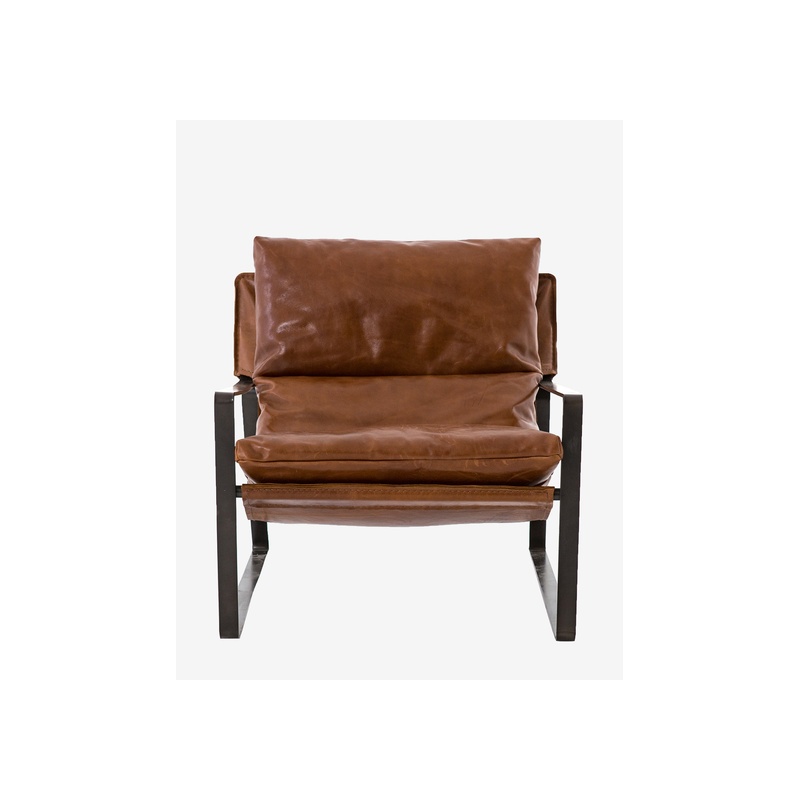 Peyton Leather Sling Chair