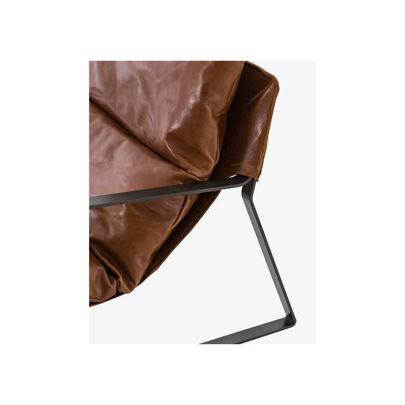 Peyton Leather Sling Chair - 图片 7
