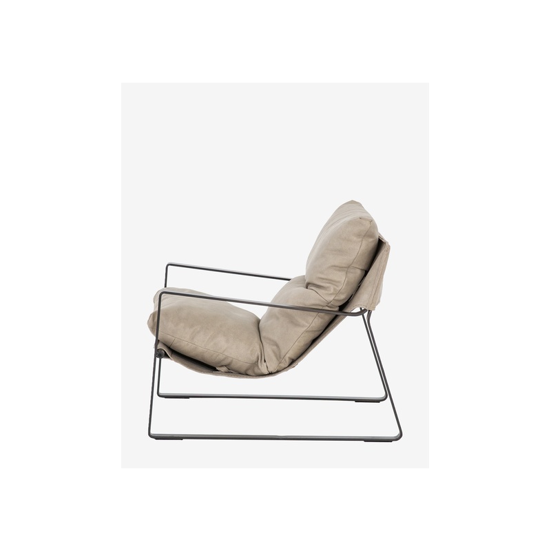 Peyton Leather Sling Chair - 图片 10