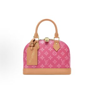 LOUIS VUITTON Alma BB Presbyopia Shell Bag Shoulder Tote Small Pink