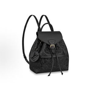 LOUIS VUITTON Montsouris School Bag Backpack Backpack Backpack Black
